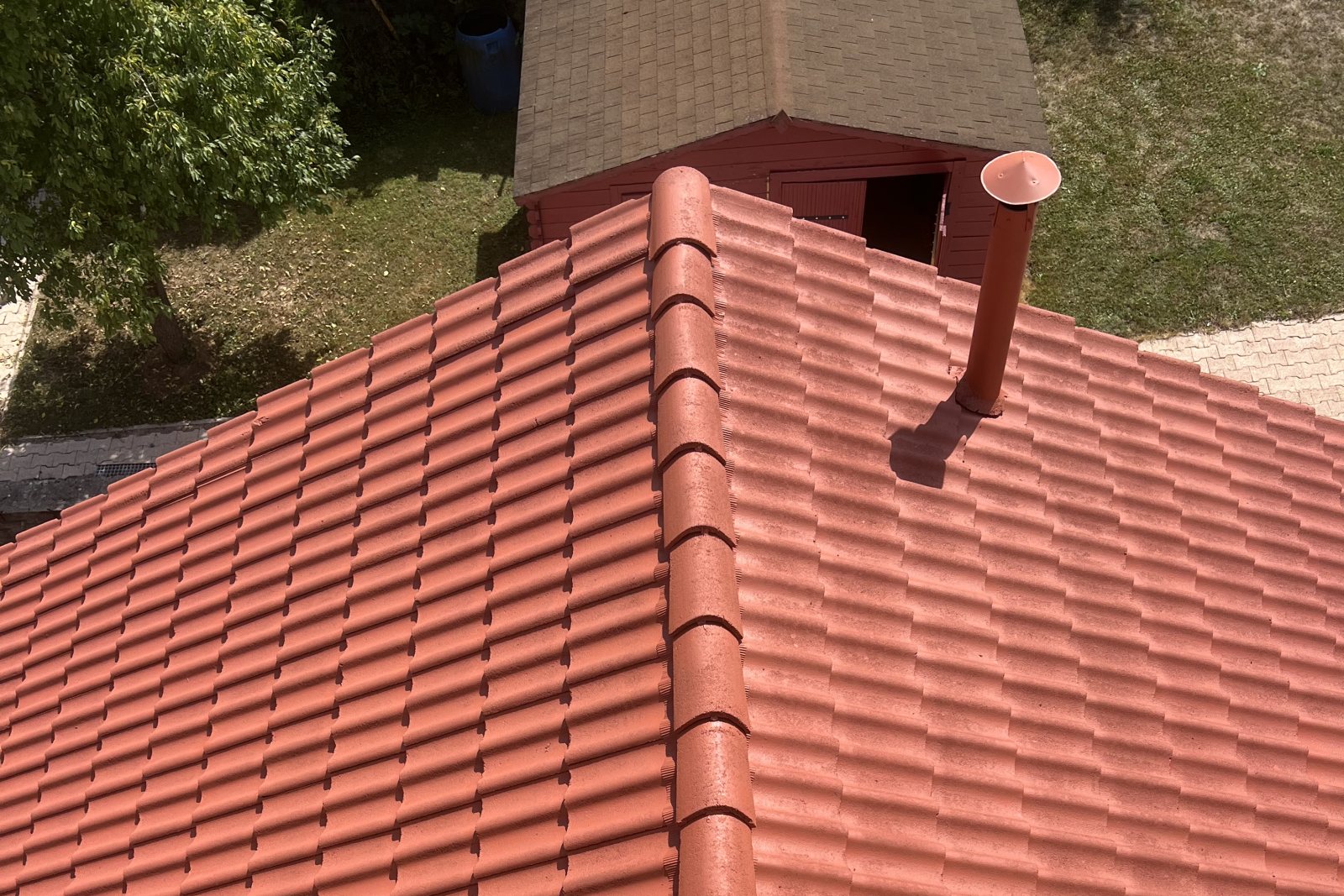 Toiture repeinte par Couleur Toiture